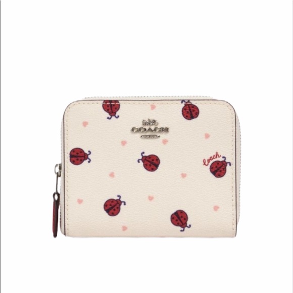 小物 Coach Ladybug Wallet Signature Pink y2k Coach Ladybug Wallet Signature Pink y2k